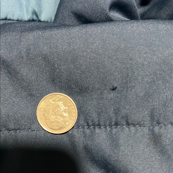 Men's Blue Quilted Jacket - Picture 6 of 7